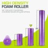 High Density Foam Roller 18x6-in, Purple