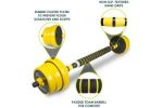 Adjustable Dumbbells and Barbell Set, 55LB
