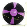 Rubber Medicine Ball, 12 lb