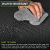 Exercise Puzzle Mat 3/4-in, Black, 96 Sq Ft - 24 Tiles