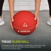 Tread Slam Ball 15 lb, Red