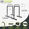 Dip Station, Black