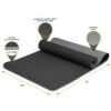Natura TPE Yoga Mat 1/4", Black/Grey