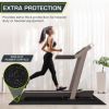 Rubber Top Exercise Puzzle Mat 3/4-in, Grey, 24 Sq Ft - 6 Tiles
