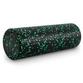 High Density Speckled Foam Roller 18x6-in, Black/Green