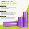 High Density Foam Roller 18x6-in, Purple