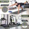 Exercise Puzzle Mat 1/2-in, Grey, 144 Sq Ft - 36 Tiles