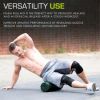 High Density Speckled Foam Roller 18x6-in, Black/Green