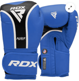 BOXING GLOVE AURA PLUS T 17 BLUE/BLACK (size: 10oz)