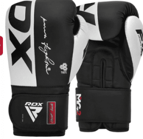 BOXING GLOVES REX F4 WHITE/BLACK (size: 10oz)