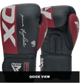 BOXING GLOVES REX F4 MAROON/BLACK (size: 10oz)