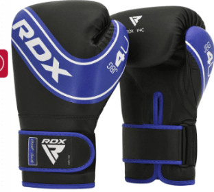 BOXING GLOVE KIDS BLUE/BLACK (size: 4oz)
