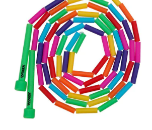 SKIPPING ROPE KIDS SEGMENTED ADJUSTABLE (Color: RAINBOW 10FT (15695))