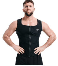 SWEAT VEST MENS M2 BLACK (size: 2XL)