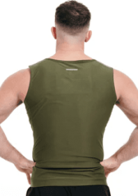 SWEAT VEST MENS M2 ARMY GREEN (size: XL)