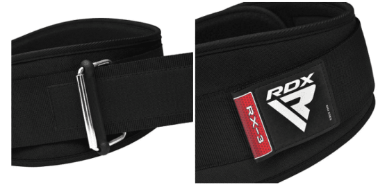 WEIGHT LIFTING BELT EVA CURVE RX3 BLACK (size: XL)