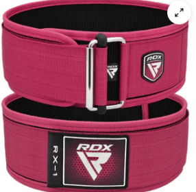 WEIGHT LIFTING STRAP BELT RX1 PINK (size: XS)