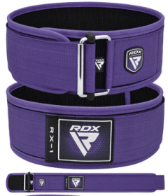 WEIGHT LIFTING STRAP BELT RX1 PURPLE (size: S)