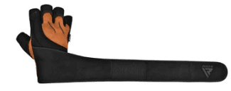 GYM GLOVE MICRO TAN/BLACK PLUS (size: M)
