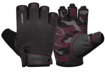 GYM TRAINING GLOVES T2 HALF PINK (size: M)
