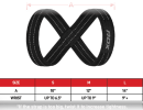GYM LIFTING COTTON 8 STRAPS RED