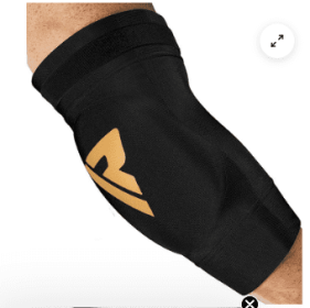 HOSIERY ELBOW FOAM BLACK/GOLDEN (size: M)