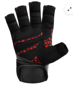 GYM GLOVE MICRO RED/BLACK PLUS (size: S)