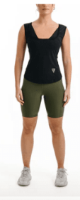 SWEAT WOMEN'S SHORTS W1 ARMY GREEN (size: S)