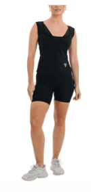 SWEAT WOMEN'S SHORTS W1 BLACK (size: S)