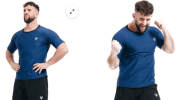 SWEAT TSHIRT MENS M1 NAVY BLUE