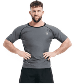 SWEAT TSHIRT MENS M1 GREY (size: M)