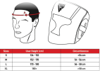 HEAD GUARD AURA PLUS T 17 RED/BLACK