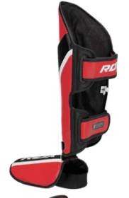 SHIN INSTEP AURA PLUS T 17 RED/BLACK (size: L)