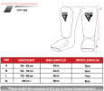 HOSIERY SHIN INSTEP FOAM BLUE/WHITE