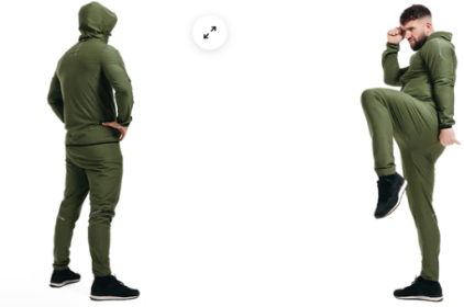CLOTHING SAUNA SUIT H2 ARMY GREEN (size: S)
