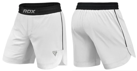 MMA SHORTS T15 WHITE (size: S)